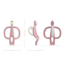 Load image into Gallery viewer, Matchstick Monkey Original Teething Toy With Tail - Dusty Pink
