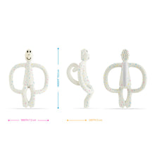 Load image into Gallery viewer, Matchstick Monkey Original Teething Toy With Tail - Confetti Cream
