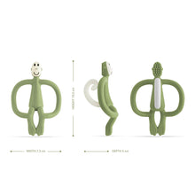 Load image into Gallery viewer, Matchstick Monkey Original Teething Toy With Tail - Olive
