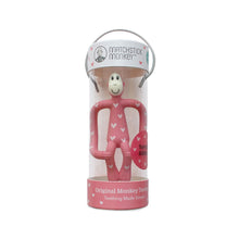 Load image into Gallery viewer, Matchstick Monkey Original Teething Toy with Tail - Love Hearts
