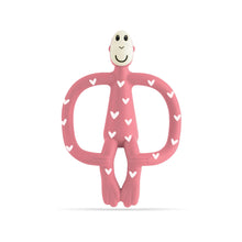 Load image into Gallery viewer, Matchstick Monkey Original Teething Toy with Tail - Love Hearts
