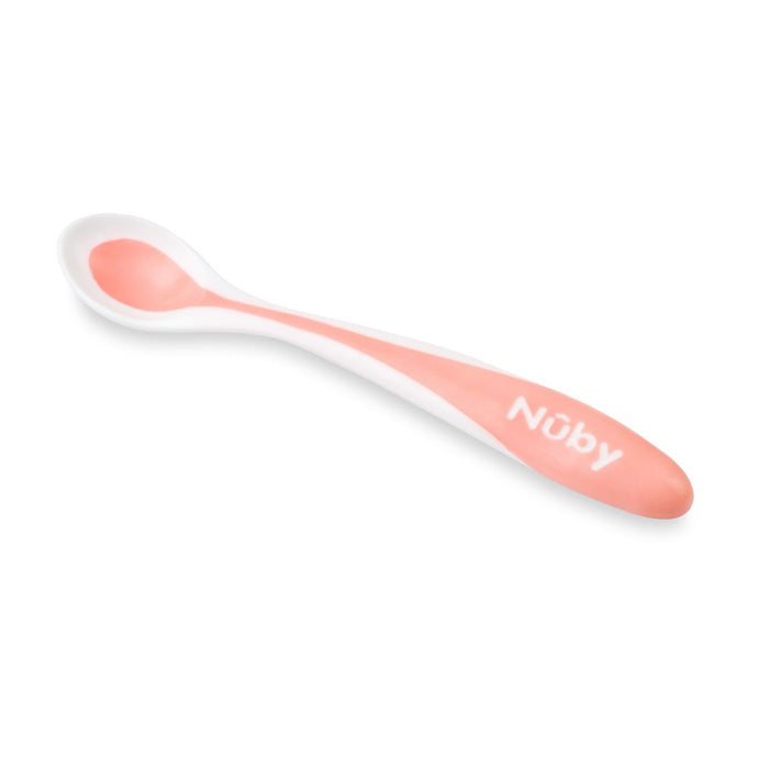 Nuby Hot Safe Spoon 4pk - Orange