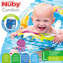 Load image into Gallery viewer, Nuby Printed Swimming Nappies Large 3pk - Boy
