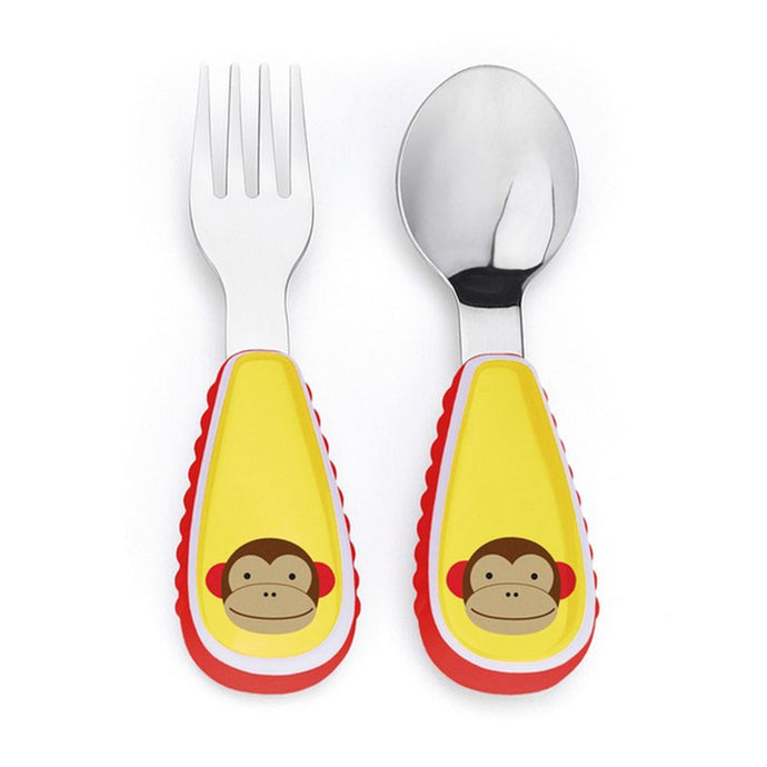 Skip Hop Zoo Utensils Fork & Spoon - Monkey