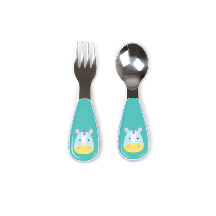 Skip Hop Zoo Utensils Fork & Spoon - Unicorn