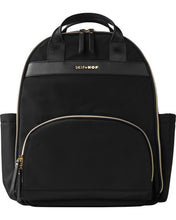 將圖片載入圖庫檢視器 Skip Hop Envi Luxe Diaper Backpack - Black
