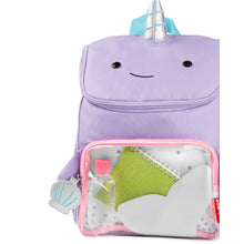 將圖片載入圖庫檢視器 Skip Hop Zoo Big Kid Backpack - Narwhal
