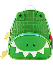 將圖片載入圖庫檢視器 Skip Hop Zoo Little Kid Backpack - Crocodile
