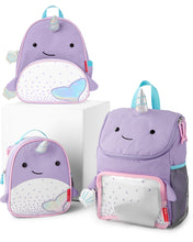 將圖片載入圖庫檢視器 Skip Hop Zoo Mini Backpack with Reins - Narwhal
