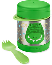 將圖片載入圖庫檢視器 Skip Hop Zoo Insulated Food Jar - Crocodile
