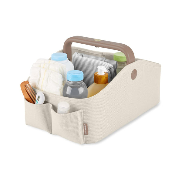 Skip Hop Nursery Style Light Up Diaper Caddy - Oat