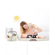 Load image into Gallery viewer, Skip Hop Nursery Style Light Up Diaper Caddy - Oat
