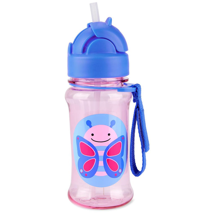 Skip Hop Zoo Tritan Renew Straw Bottle - Butterfly