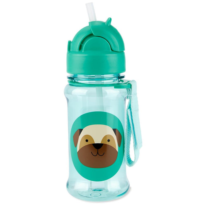 Skip Hop Zoo Tritan Renew Straw Bottle - Pug