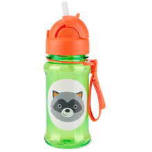 將圖片載入圖庫檢視器 Skip Hop Zoo Tritan Renew Straw Bottle - Raccoon
