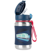 將圖片載入圖庫檢視器 Skip Hop Spark Style Stainless Steel Straw Bottle - Train

