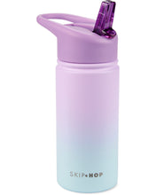 Load image into Gallery viewer, Skip Hop Wander Stainless Steel Water Bottle - Ombre Purple
