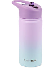 Load image into Gallery viewer, Skip Hop Wander Stainless Steel Water Bottle - Ombre Purple
