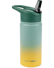 Load image into Gallery viewer, Skip Hop Wander Stainless Steel Water Bottle - Ombre Green
