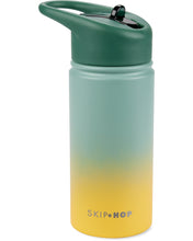 Load image into Gallery viewer, Skip Hop Wander Stainless Steel Water Bottle - Ombre Green
