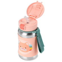 將圖片載入圖庫檢視器 Skip Hop Zoo Stainless Steel Straw Bottle - Cat

