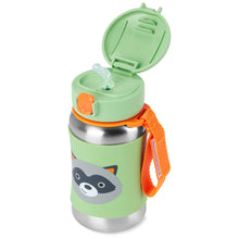 將圖片載入圖庫檢視器 Skip Hop Zoo Stainless Steel Straw Bottle - Raccoon

