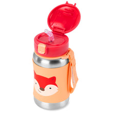 將圖片載入圖庫檢視器 Skip Hop Zoo Stainless Steel Straw Bottle - Fox
