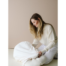 Load image into Gallery viewer, Snuggle Me Natural Infant Lounger with Natural Cover
