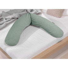 將圖片載入圖庫檢視器 Theraline The Original Maternity and Nursing Pillow - Melange Green Grey Bamboo
