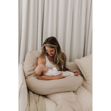 Load image into Gallery viewer, Theraline Muslin Maternity &amp; Nursing Pillow - Sand Beige
