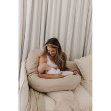 Load image into Gallery viewer, Theraline Muslin Maternity &amp; Nursing Pillow - Sand Beige
