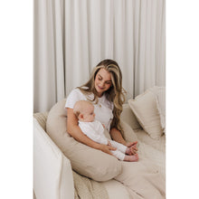 Load image into Gallery viewer, Theraline Muslin Maternity &amp; Nursing Pillow - Sand Beige
