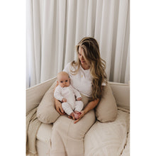 Load image into Gallery viewer, Theraline Muslin Maternity &amp; Nursing Pillow - Sand Beige
