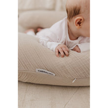 Load image into Gallery viewer, Theraline Muslin Maternity &amp; Nursing Pillow - Sand Beige
