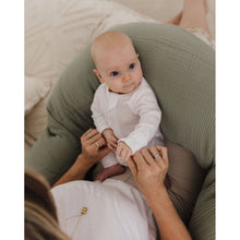 Load image into Gallery viewer, Theraline Muslin Maternity &amp; Nursing Pillow - Sage
