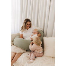 Load image into Gallery viewer, Theraline Muslin Maternity &amp; Nursing Pillow - Sage
