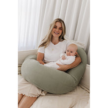 Load image into Gallery viewer, Theraline Muslin Maternity &amp; Nursing Pillow - Sage
