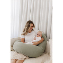 Load image into Gallery viewer, Theraline Muslin Maternity &amp; Nursing Pillow - Sage
