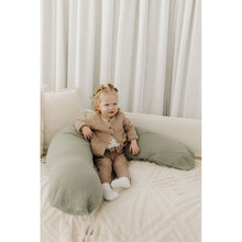 Load image into Gallery viewer, Theraline Muslin Maternity &amp; Nursing Pillow - Sage
