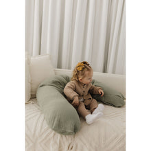Load image into Gallery viewer, Theraline Muslin Maternity &amp; Nursing Pillow - Sage
