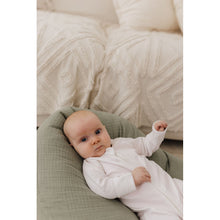 Load image into Gallery viewer, Theraline Muslin Maternity &amp; Nursing Pillow - Sage
