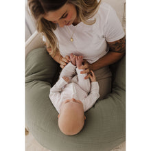 Load image into Gallery viewer, Theraline Muslin Maternity &amp; Nursing Pillow - Sage
