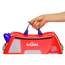 將圖片載入圖庫檢視器 Trunki Glide Ride-on Luggage - Frank the Firetruck
