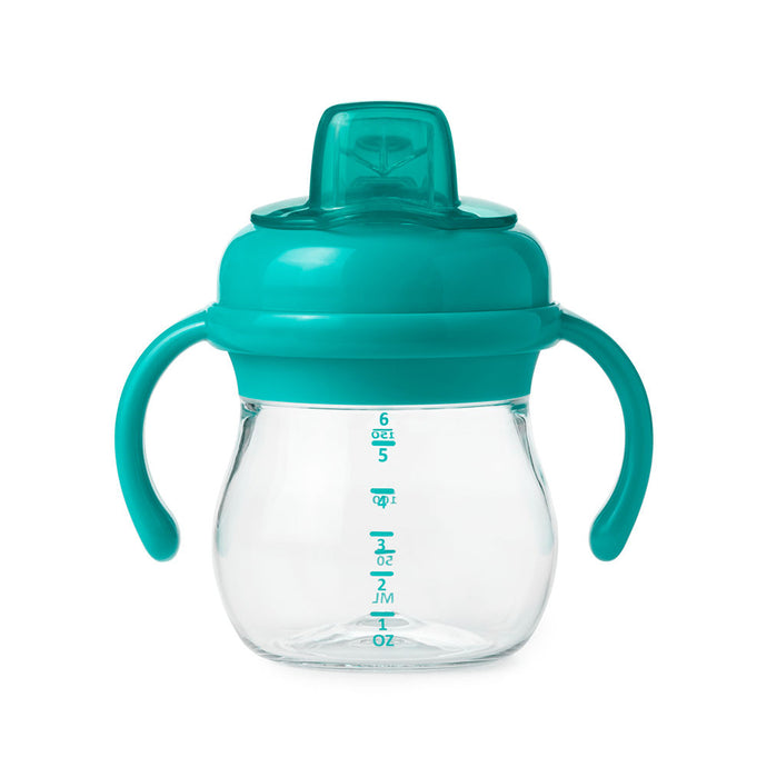 OXO Tot Grow Soft Spout Sippy Cup With Removable Handles - 6 Oz - Teal