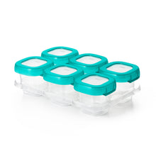 將圖片載入圖庫檢視器 OXO Tot Baby Blocks Freezer Storage Containers 2 oz - Teal
