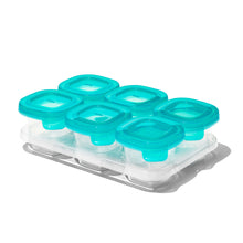 將圖片載入圖庫檢視器 OXO Tot Silicone Baby Blocks - 2 oz - Teal
