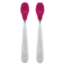 將圖片載入圖庫檢視器 OXO Tot Feeding Spoon Set with Soft Silicone - Pink
