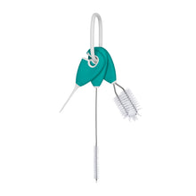 將圖片載入圖庫檢視器 OXO Tot Straw &amp; Sippy Cup Top Cleaning Set - Teal
