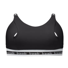 將圖片載入圖庫檢視器 Bravado Designs Clip And Pump Hands-Free Nursing Bra Accessory - Sustainable - Black M
