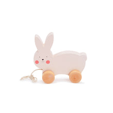 將圖片載入圖庫檢視器 Bubble Wooden Rabbit Pull Along
